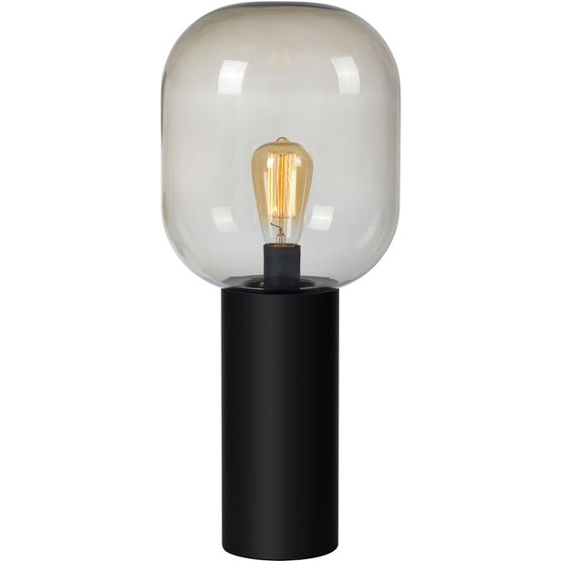 Pöytävalaisin Markslöjd Brooklyn, 56cm, musta/savu