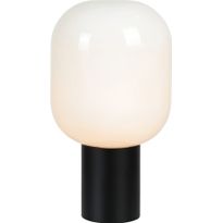 Pöytävalaisin Markslöjd Brooklyn, 44cm, musta/valkoinen