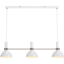 Riippuvalaisin Markslöjd Larry 3-osainen valkoinen/teräs