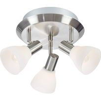 Spottivalaisin Markslöjd Vero 3-osainen teräs/valkoinen