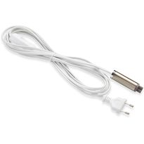 Valaisinjohto Markslöjd Expand, pistokkeella ja katkaisijalla, 3.5m, teräs