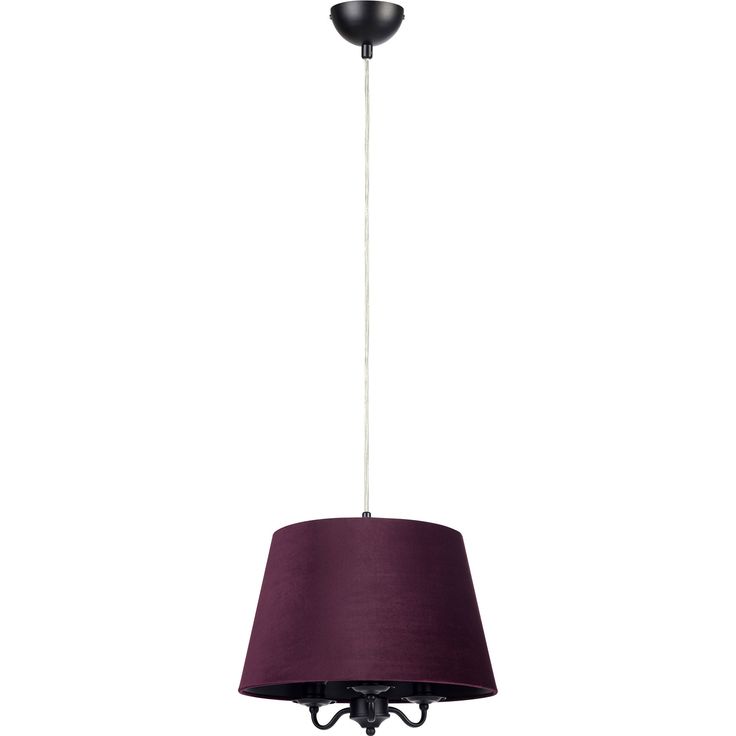 Riippuvalaisin Markslöjd Jamie, Ø40cm, musta/purppura