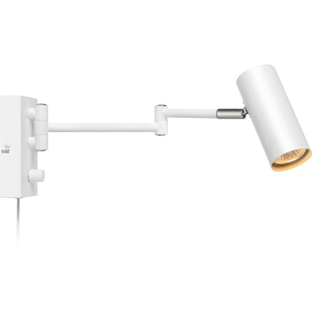 Seinävalaisin Markslöjd Torino valkoinen