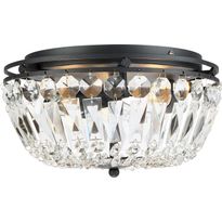 Kristalliplafondi Markslöjd Vasa musta