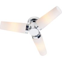 Kylpyhuoneen kattovalaisin Markslöjd Hede kromi/valkoinen