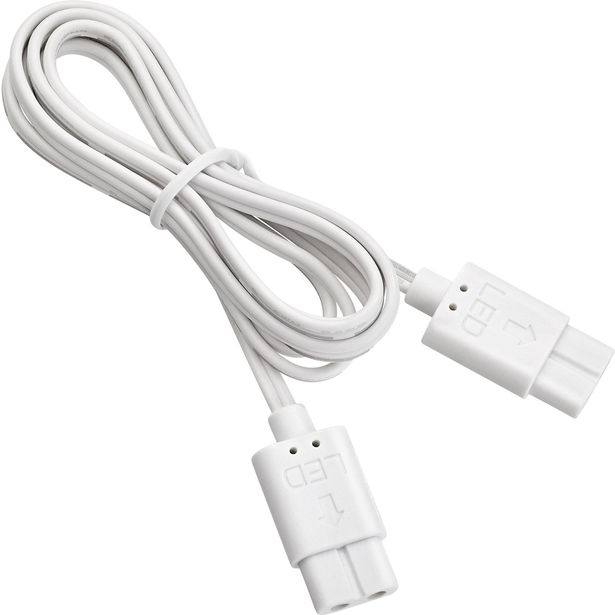 Jatkojohto Markslöjd Combine, male-male, 1m, valkoinen