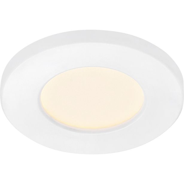 LED-alasvalo Markslöjd Combine, Ø10cm, 4W, valkoinen