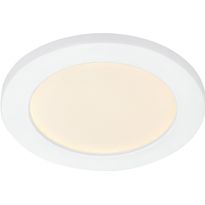 LED-alasvalo Markslöjd Combine, Ø15cm, 7W, valkoinen