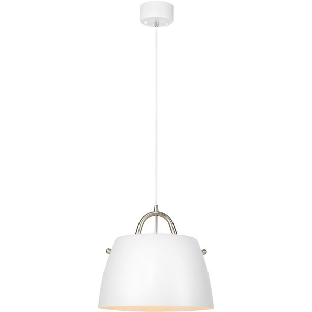 Riippuvalaisin Markslöjd Spin valkoinen/teräs