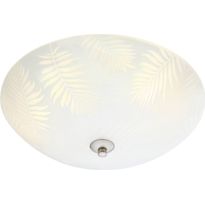 Plafondi Markslöjd Blad valkoinen/teräs, eri kokoja