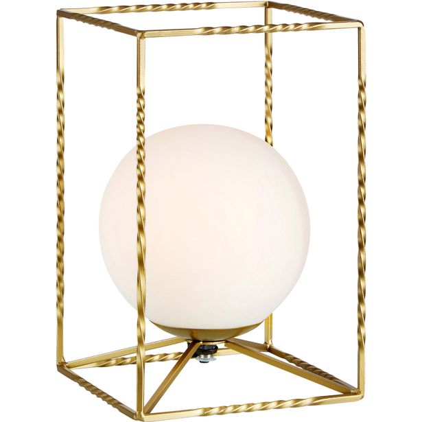 Pöytävalaisin Markslöjd Eve kulta/valkoinen