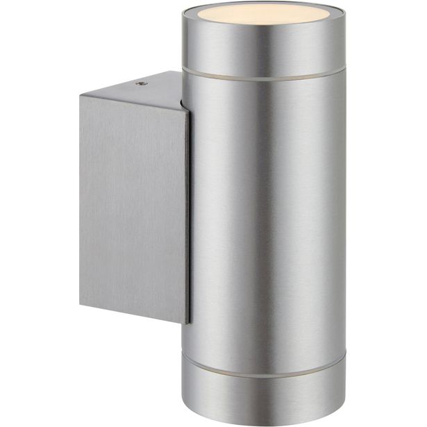 Ulkoseinävalaisin Markslöjd Pipe ylös-alas alumiini/kirkas