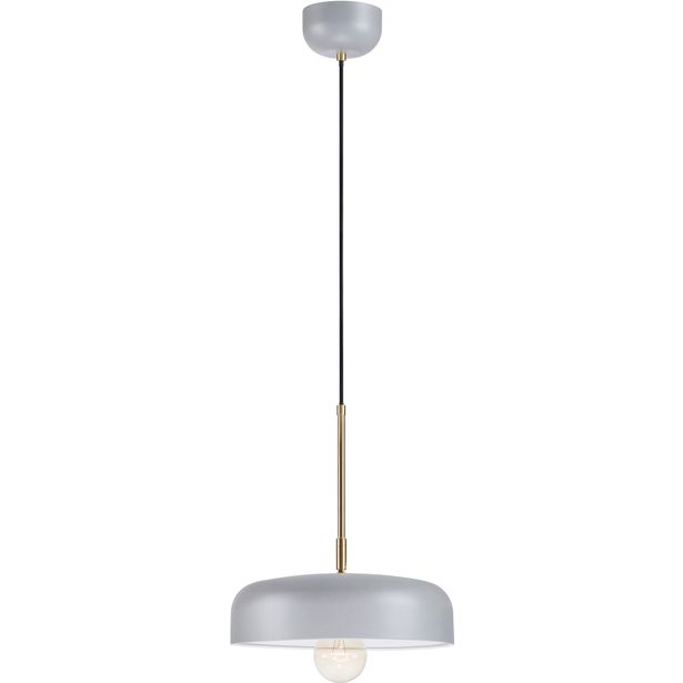 Riippuvalaisin Markslöjd Caen harmaa/messinki