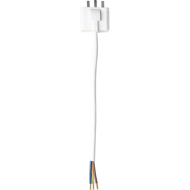 DCL-valaisinpistotulppa ja johto Markslöjd DCL Plug luokka I valkoinen