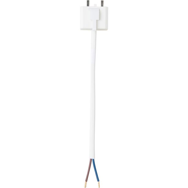 DCL-valaisinpistotulppa ja johto Markslöjd DCL Plug luokka II valkoinen