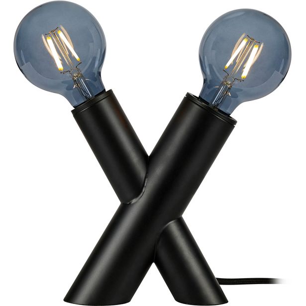 Pöytävalaisin Markslöjd Simul 2-osainen musta