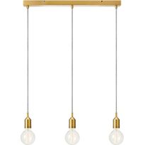 Riippuvalaisin Markslöjd Bronx, suora, 3-osainen, pronssi