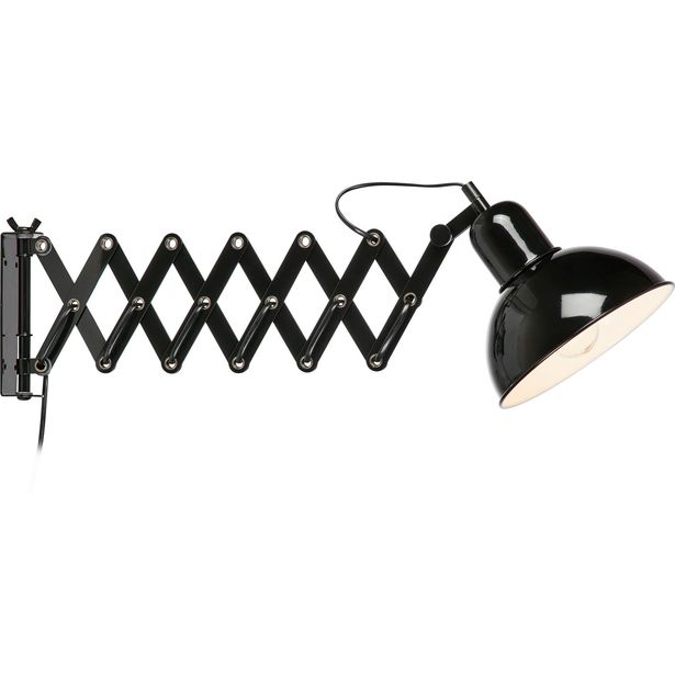 Seinävalaisin Markslöjd Riggs, musta