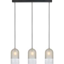 Riippuvalaisin Markslöjd Cope 3-osainen huurrettu/kirkas/valkoinen