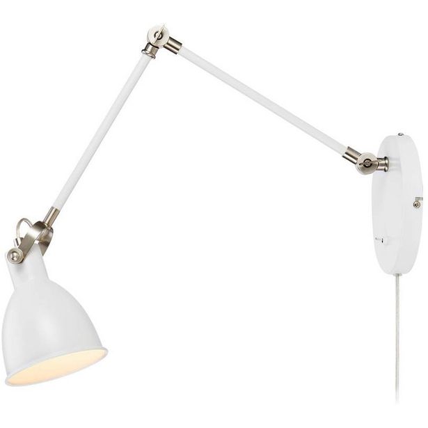 Seinävalaisin Markslöjd House valkoinen