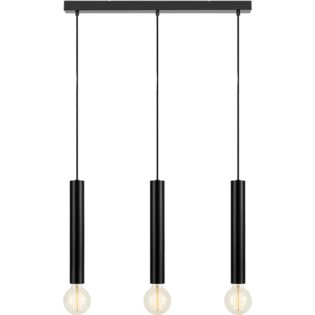 Riippuvalaisin Markslöjd Sencillo 3-osainen musta