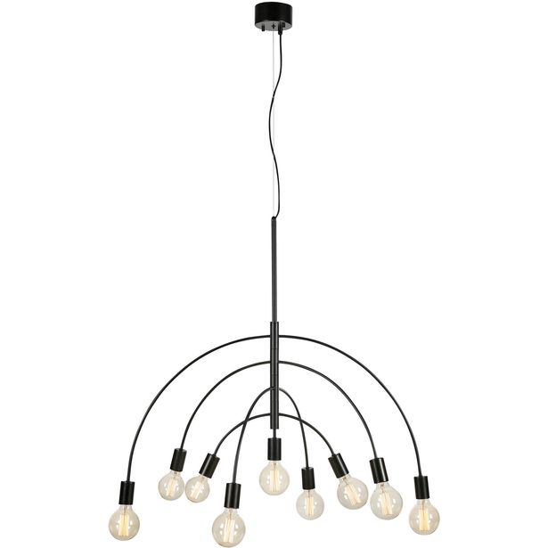 Riippuvalaisin Markslöjd Lavello 9-osainen musta