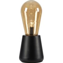 Pöytävalaisin Markslöjd Brooke meripihka/musta