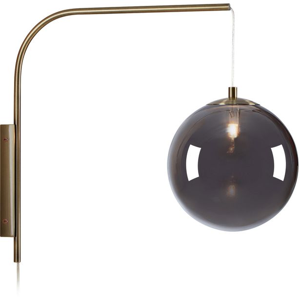 Seinävalaisin Markslöjd Dione savu/antiikkimessinki