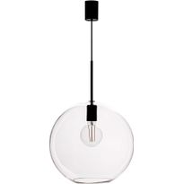 Riippuvalaisin Markslöjd Patera kirkas/musta, eri kokoja