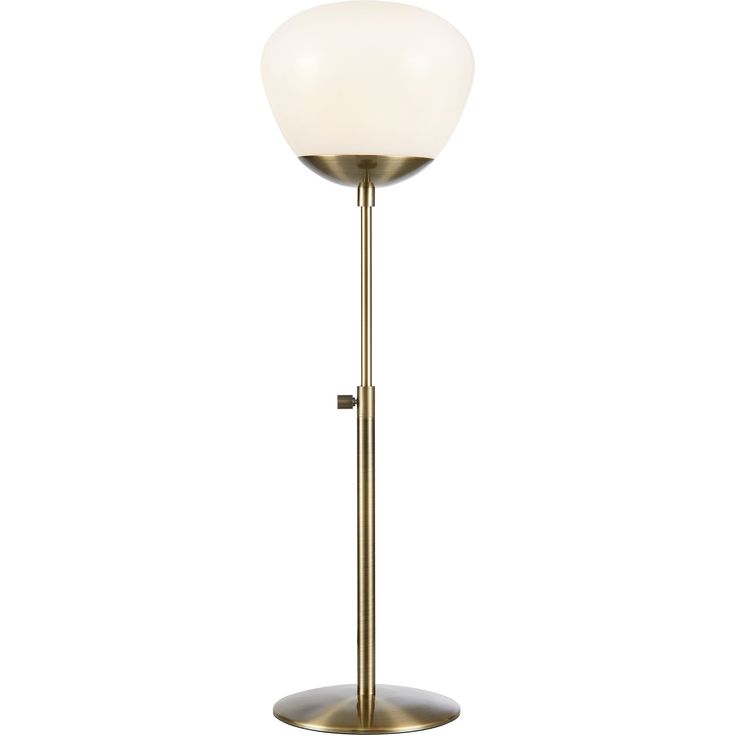 Pöytävalaisin Markslöjd Rise 60cm antiikkimessinki/valkoinen