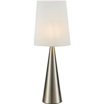 Pöytävalaisin Markslöjd Conus satiininikkeli/valkoinen