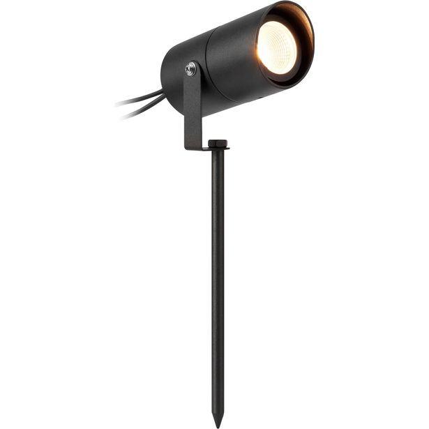 Puutarhaspotti maapiikillä Markslöjd Unite 12 IP44 LED 6W musta/kirkas