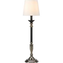 Pöytävalaisin Markslöjd Gent teräs/valkoinen