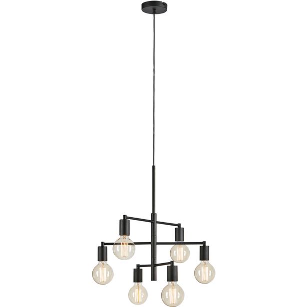 Riippuvalaisin Markslöjd Cielo 6-osainen musta