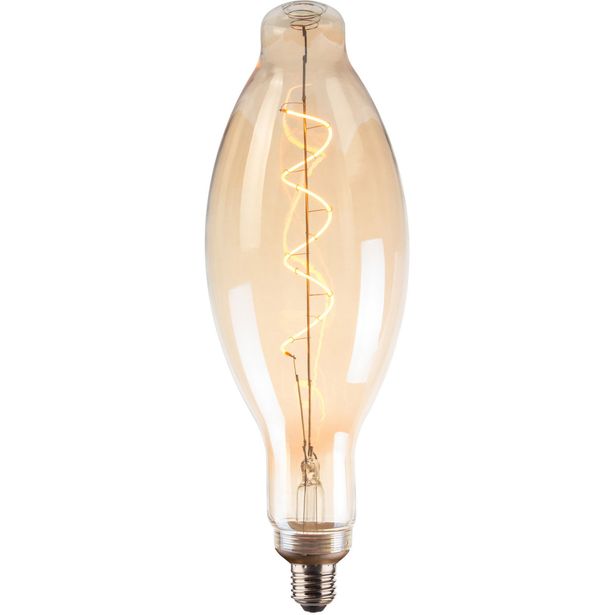 Filamenttilamppu Markslöjd Mercury E27 2200K 265lm himmennettävä meripihka