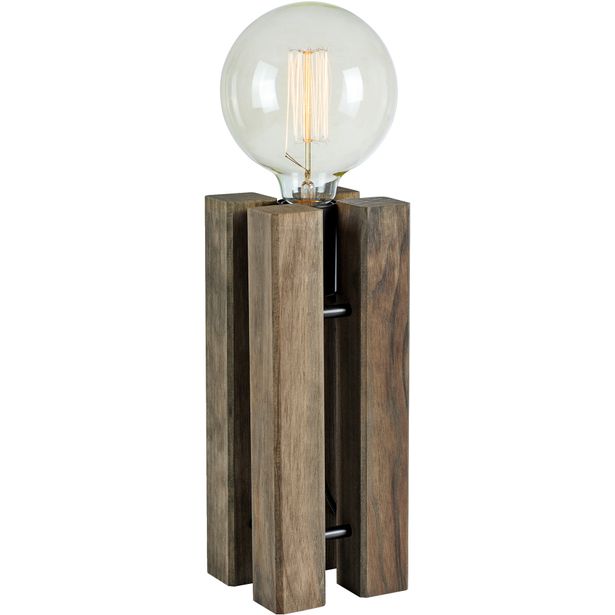 Pöytävalaisin Markslöjd Lodge 28cm petsattu ruskea