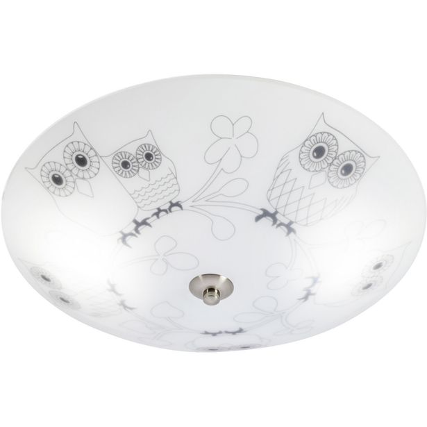 Plafondi Markslöjd Ugglarp valkoinen