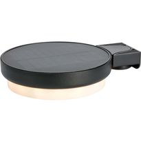 Aurinkokennoseinävalaisin Markslöjd Frame 3000K IP44 himmennettävä USB-C musta/valkoinen