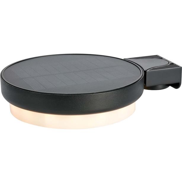 Aurinkokennoseinävalaisin Markslöjd Frame 3000K IP44 himmennettävä USB-C musta/valkoinen