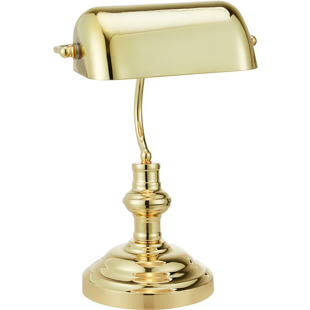 Pankkiirivalaisin Markslöjd Bankers messinki