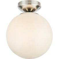 Kattovalaisin Markslöjd Stintino IP44 valkoinen/satiininikkeli