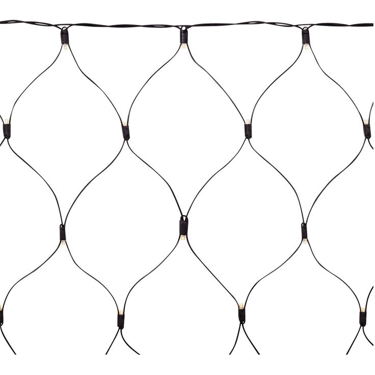 Valoverkko Markslöjd Chrissline Original, 100 valoa, 2x1.7m, musta