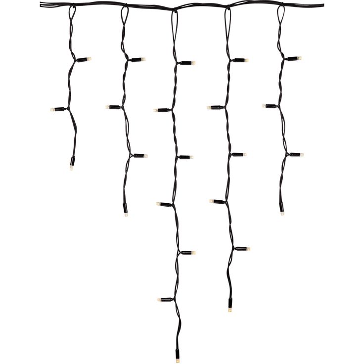 Valoverho Markslöjd Chrissline Original, 100 valoa, 2x0.6m, musta