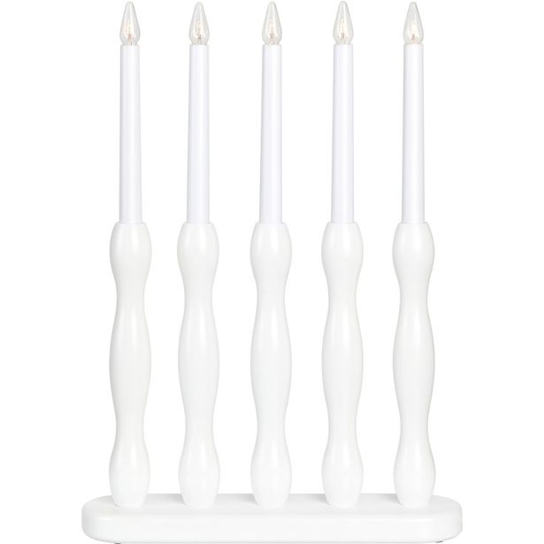 Kynttelikkö Markslöjd Falun 5-osainen valkoinen