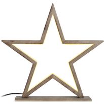 Valotähti Markslöjd Polaris LED pöydälle ruskea