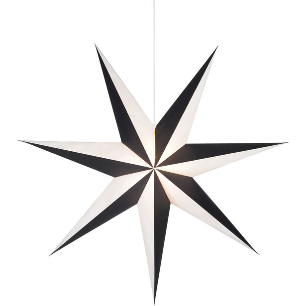 Valotähti Markslöjd Alva valkoinen/musta