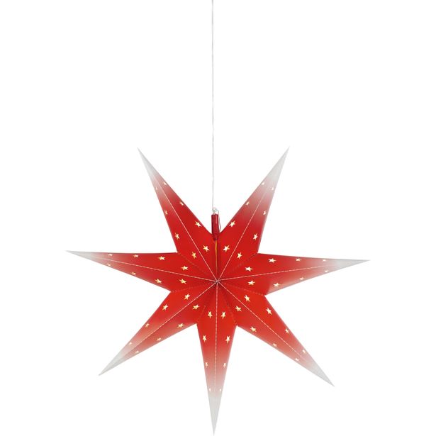 Valotähti Markslöjd Nicolas 60cm punainen