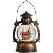 Valokoriste Markslöjd Lothar joulupukki paristokäyttöinen pronssi