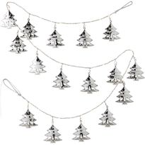 Valoketju Markslöjd Gerda paristokäyttöinen hopea