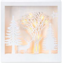 Valokoriste Markslöjd Folkabo 20 valoa paristokäyttöinen valkoinen